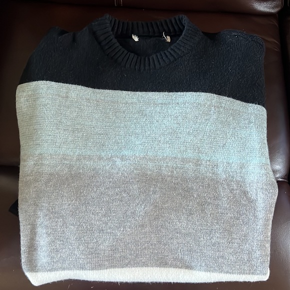 Color Block Mini Sweater Dress size medium - Picture 6 of 10